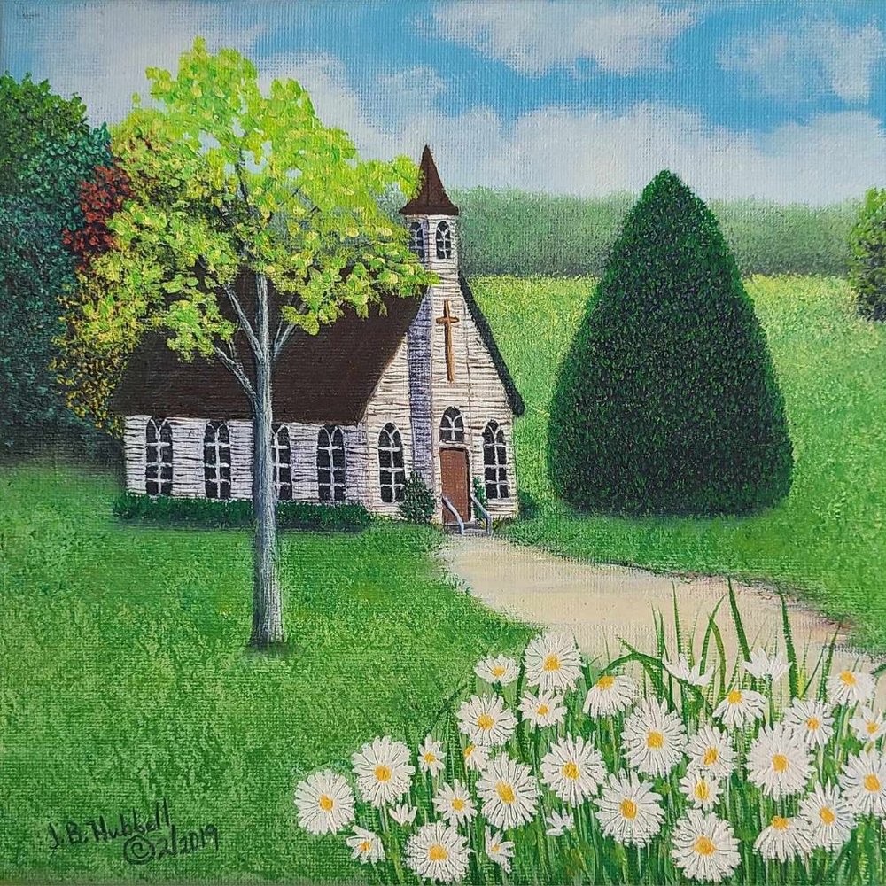 oil on canvas painting